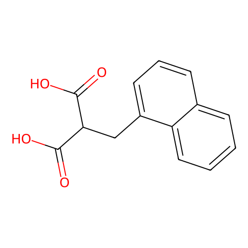 2-(1-Naphthylmethyl)malonic acid structure