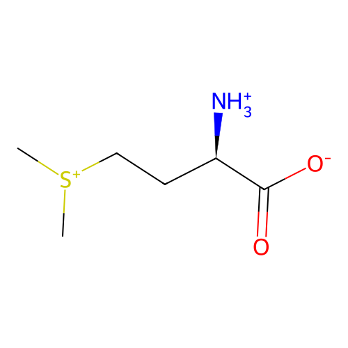 (2R)-2-azaniumyl-4-dimethylsulfoniobutanoate structure