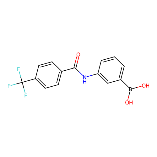 Boronic acid, [3-[[4-(trifluoromethyl)benzoyl]amino]phenyl]-(9CI) structure