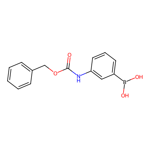 Carbamic acid, (3-boronophenyl)-, C-(phenylmethyl) ester structure