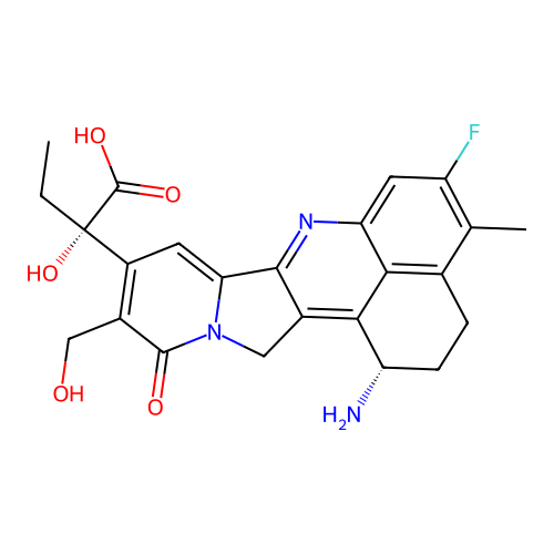 Exatecan (acid) structure