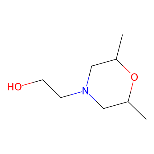 2-(2,6-Dimethyl-4-morpholinyl)ethanol structure