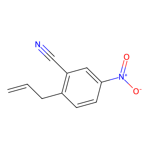 Allyl-2-cyano-4-nitrobenzene structure
