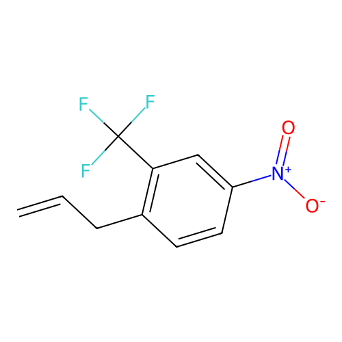 Benzene, 4-nitro-1-(2-propen-1-yl)-2-(trifluoromethyl)- structure