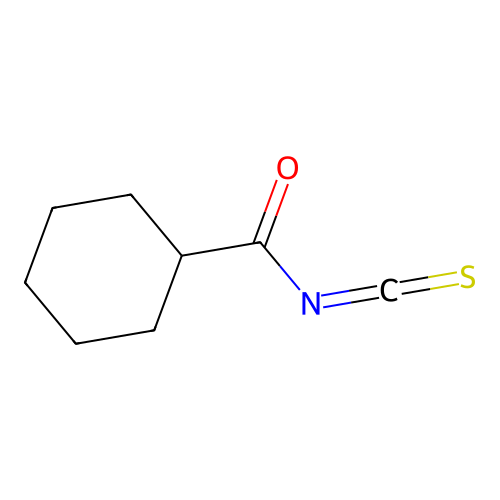 Cyclohexanecarbonyl isothiocyanate structure