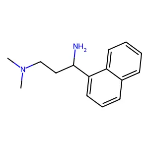 N',N'-dimethyl-1-naphthalen-1-ylpropane-1,3-diamine structure