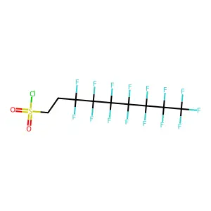 1-Nonanesulfonyl chloride, 3,3,4,4,5,5,6,6,7,7,8,8,9,9,9-pentadecafluoro- structure