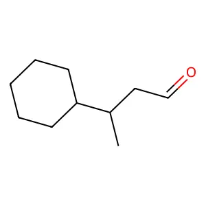 3-Cyclohexylbutanal structure