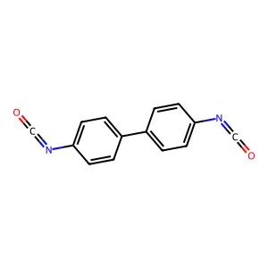 4,4'-Biphenyldiisocyanate structure