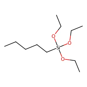 Pentyltriethoxysilane structure