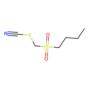 (Butane-1-sulfonyl)methyl thiocyanate structure