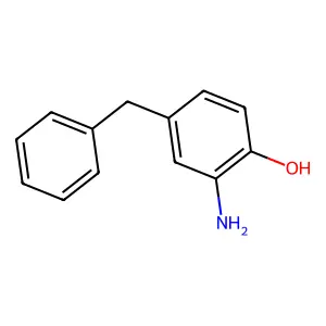 2-Amino-4-benzylphenol structure