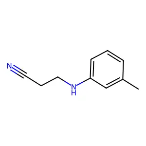 Propanenitrile, 3-[(3-methylphenyl)amino]- structure