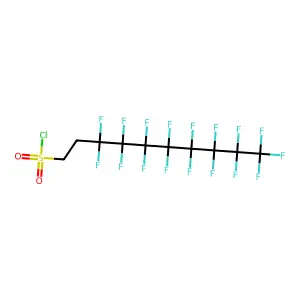 3,3,4,4,5,5,6,6,7,7,8,8,9,9,10,10,10-Heptadecafluorodecanesulfonyl chloride structure