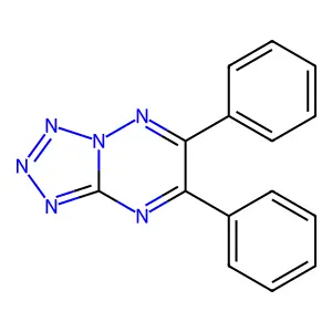 6,7-Diphenyltetrazolo[1,5-b][1,2,4]triazine structure