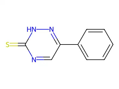as-Triazine-3(2H)-thione, 6-phenyl- structure