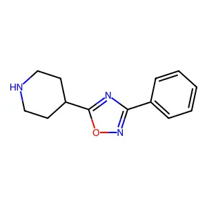 4-(3-Phenyl-1,2,4-oxadiazol-5-yl)piperidine structure