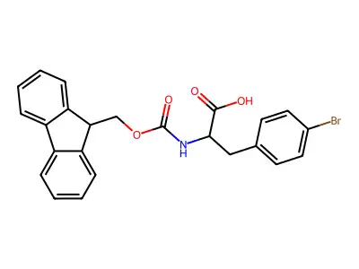 Fmoc-L-4-bromophenylalanine structure