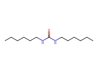 N,N'-dihexylurea structure