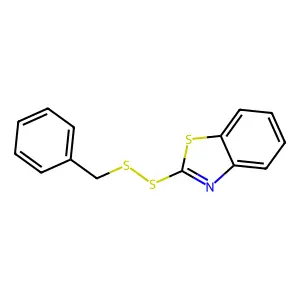 2-(Benzyldisulfanyl)-1,3-benzothiazole structure