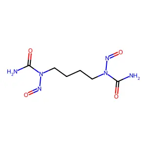 1,1'-Tetramethylenebis(1-nitrosourea) structure