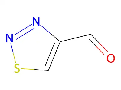 1,2,3-Thiadiazole-4-carbaldehyde structure