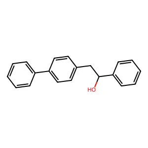 1-Phenyl-2-(4-phenylphenyl)ethanol structure