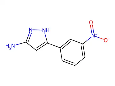 3-(3-nitrophenyl)-1H-pyrazol-5-amine structure