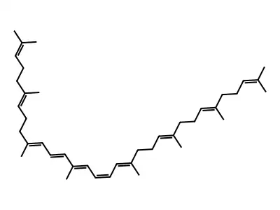 六氢番茄红素 structure