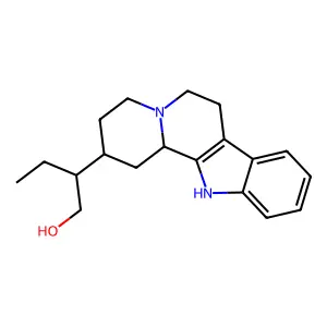 18,20-Seco-E-noryohimban-16-methanol structure