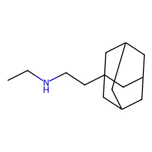N-[2-(1-adamantyl)ethyl]-N-ethylamine structure