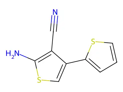 5'-Amino-2,3'-bithiophene-4'-carbonitrile structure