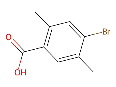 4-Bromo-2,5-dimethylbenzoic acid structure
