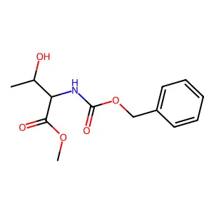 Methyl 2-{[(benzyloxy)carbonyl]amino}-3-hydroxybutanoate structure