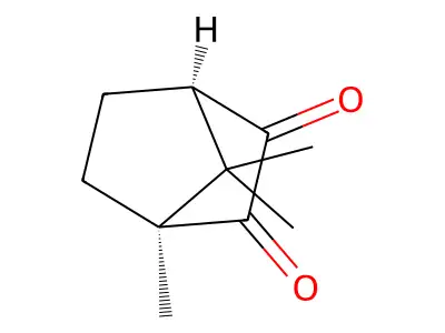 (+)-Camphorquinone structure