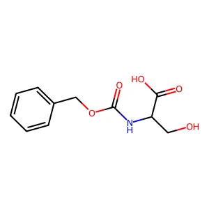 N-carbobenzoxy-serine structure