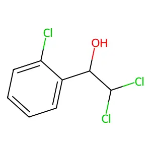 2,2-Dichloro-1-(2-chlorophenyl) ethanol structure