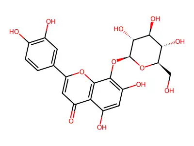 Hypolaetin-8-glucoside structure