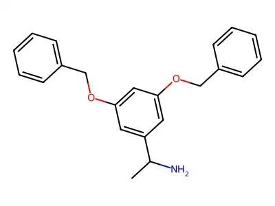 1-[3,5-Bis(benzyloxy)phenyl]ethanamine structure