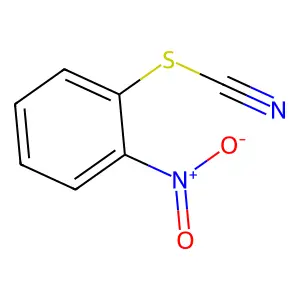 Thiocyanic acid, 2-nitrophenyl ester structure