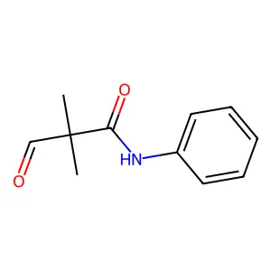 2,2-dimethyl-3-oxo-N-phenylpropanamide structure