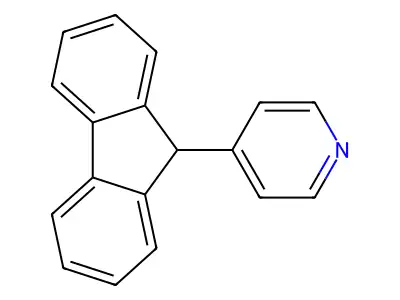 4-(9H-fluoren-9-yl)pyridine structure