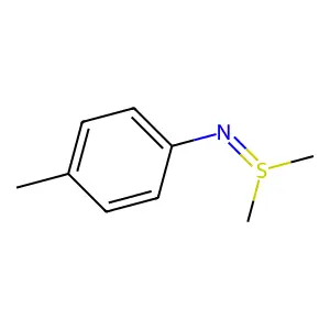 N-4-甲苯基S,S-二甲基锍亚胺 structure