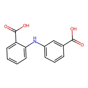 2-((3-Carboxyphenyl)amino)benzoic acid structure