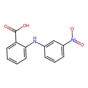 N-间硝基苯基邻氨基苯甲酸 structure