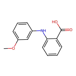 Anthranilic acid, N-(3-methoxyphenyl)- structure