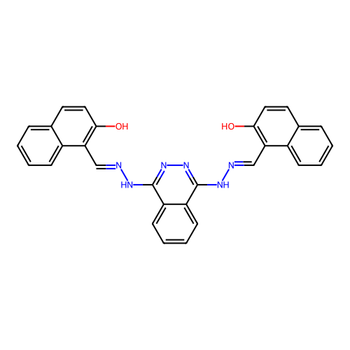 (1Z)-1-[[2-[4-[2-[(Z)-(2-oxonaphthalen-1-ylidene)methyl]hydr structure