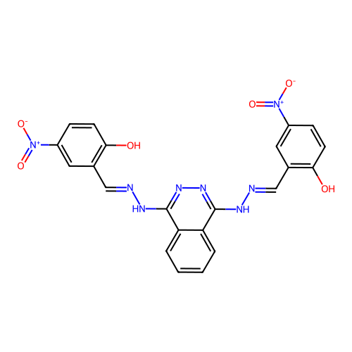 (6Z)-4-nitro-6-[[2-[4-[2-[(Z)-(3-nitro-6-oxocyclohexa-2,4-di structure