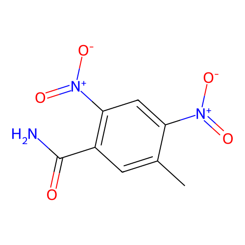 5-Methyl-2,4-dinitrobenzamide structure