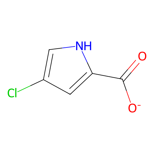 4-chloro-1H-pyrrole-2-carboxylate structure